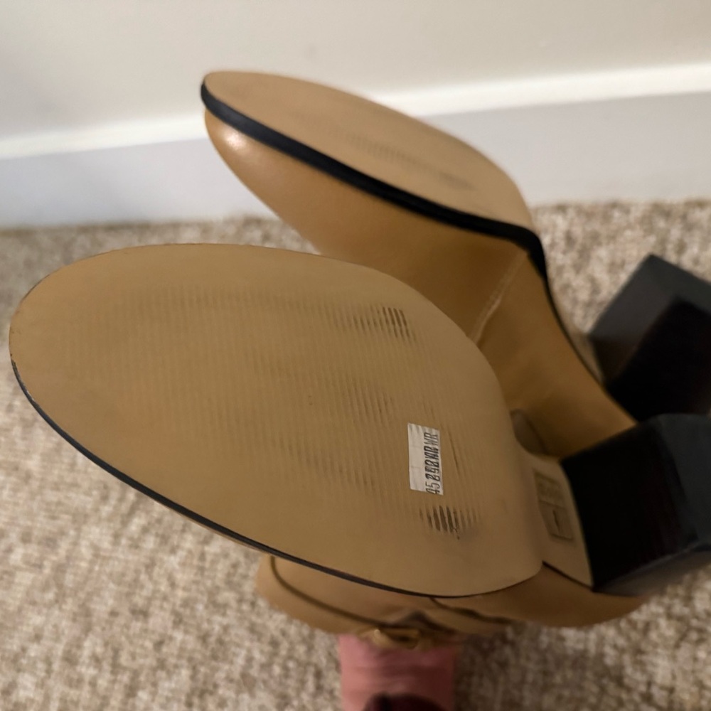 Tan Leather Ankle Boots - Picture 4 of 4